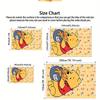 Cute Winnie The Pooh Honey Pattern Rug - Non-slip Kitchen Mat, Outdoor Rug, Home and Bedroom Decor, Yoga Mat, Birthday Gift.