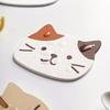 10*8 см многоцветный милый коврик для кофейной чашки декоративный коврик для миски противоскользящий мультяшный кот термостойкие аксессуары