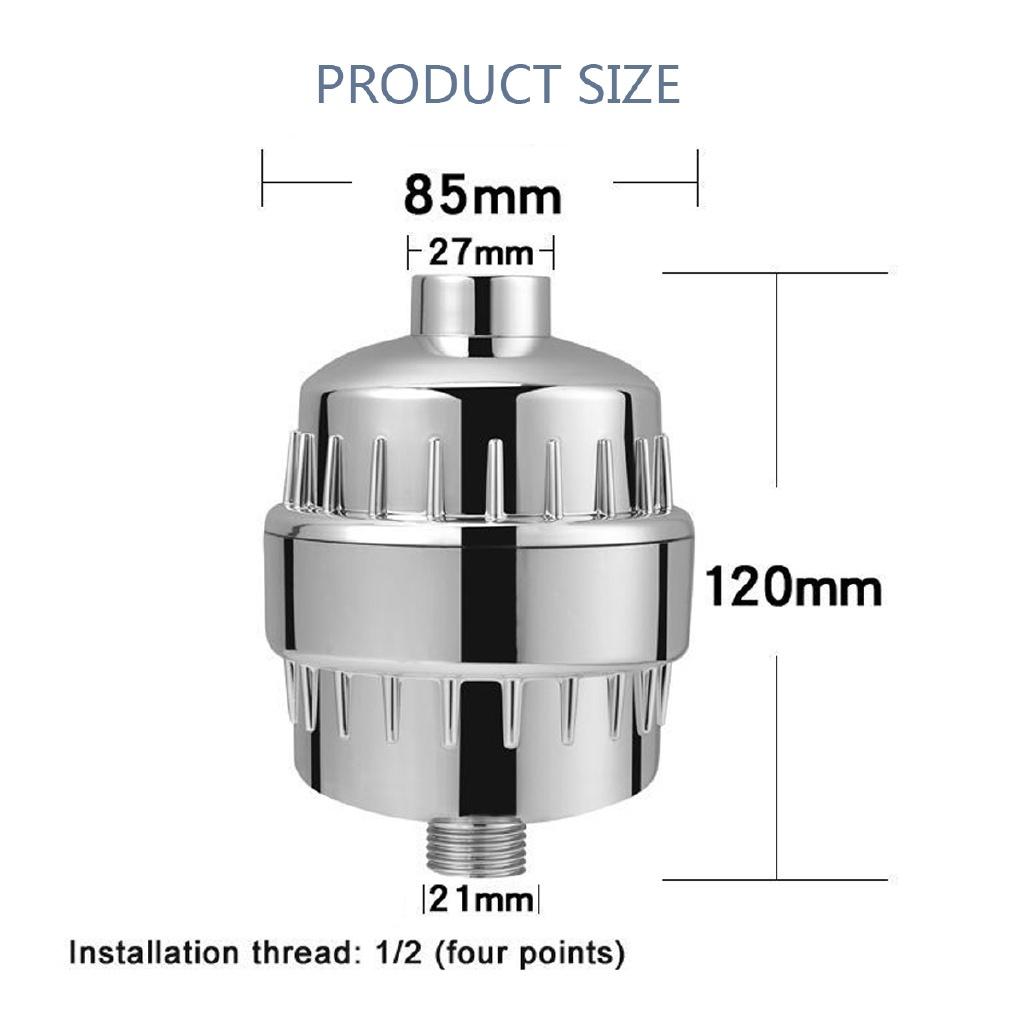 1/2'' Умягчитель для очистки воды Удаление хлора 15 ступеней Очиститель воды для ванны Фильтр для душа в ванной комнате НОВЫЙ