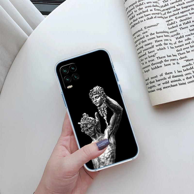 Fresco Adam Sculpture Phone Case for LG K22 K30 K40 K40S K41 K42 K50 K50S K51 K51S K52 K61 K62 K71 K92 Q60 Q61 V40 V50 V60