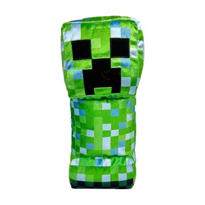 Minecraft Блестящая большая плюшевая игрушка Крипер Заряженный Крипер Официальная продукция, Прибл.. 31см (Заряженный крипер)