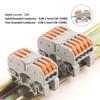 Соединитель для быстрого монтажа проводов типа Din Rail 211 222 Компактный соединительный кабельный зажим вместо UK2.5B
