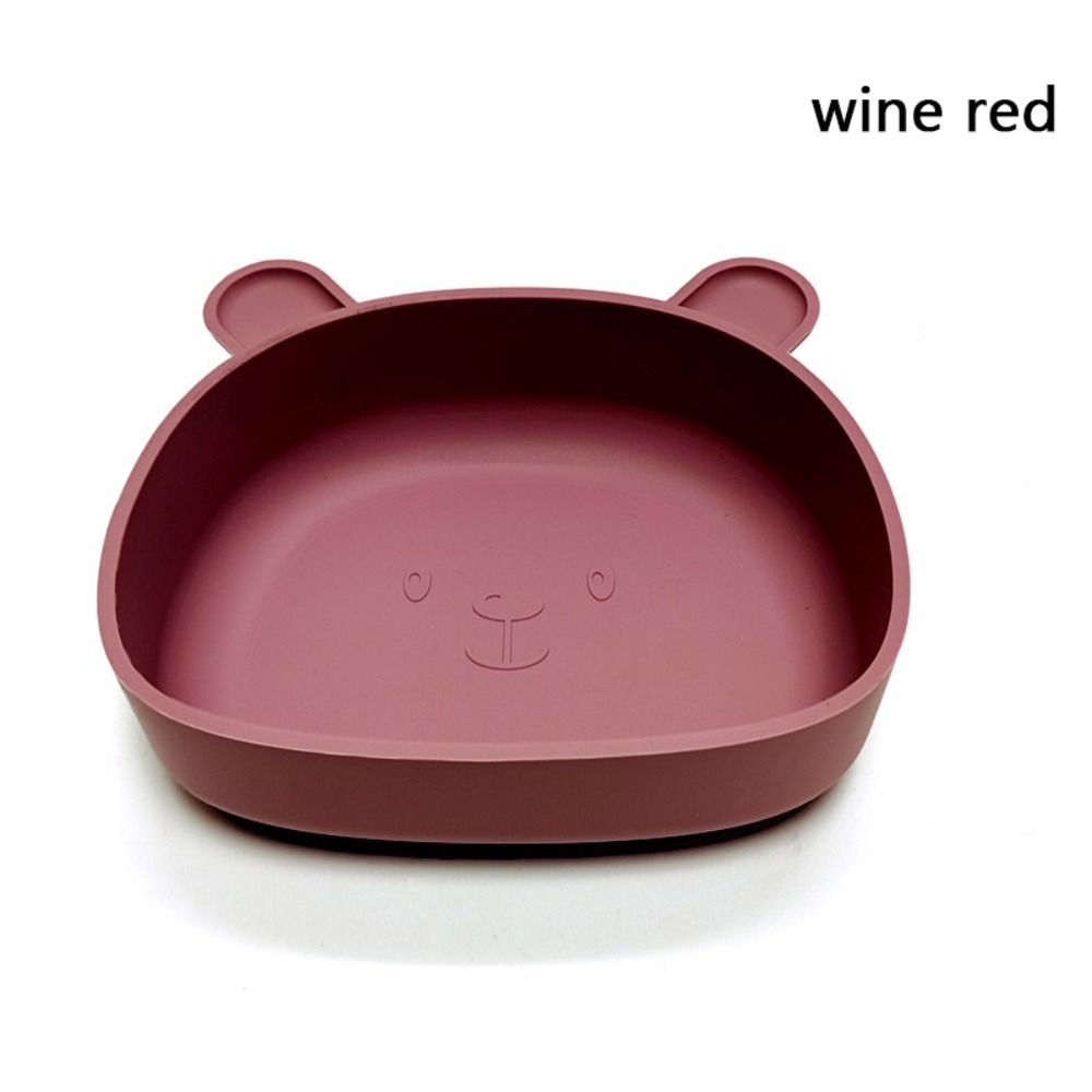 Solid Feeding Silicone Dinnerware Food Grade Silicone Baby Bowl Children Dishes  for Kids
