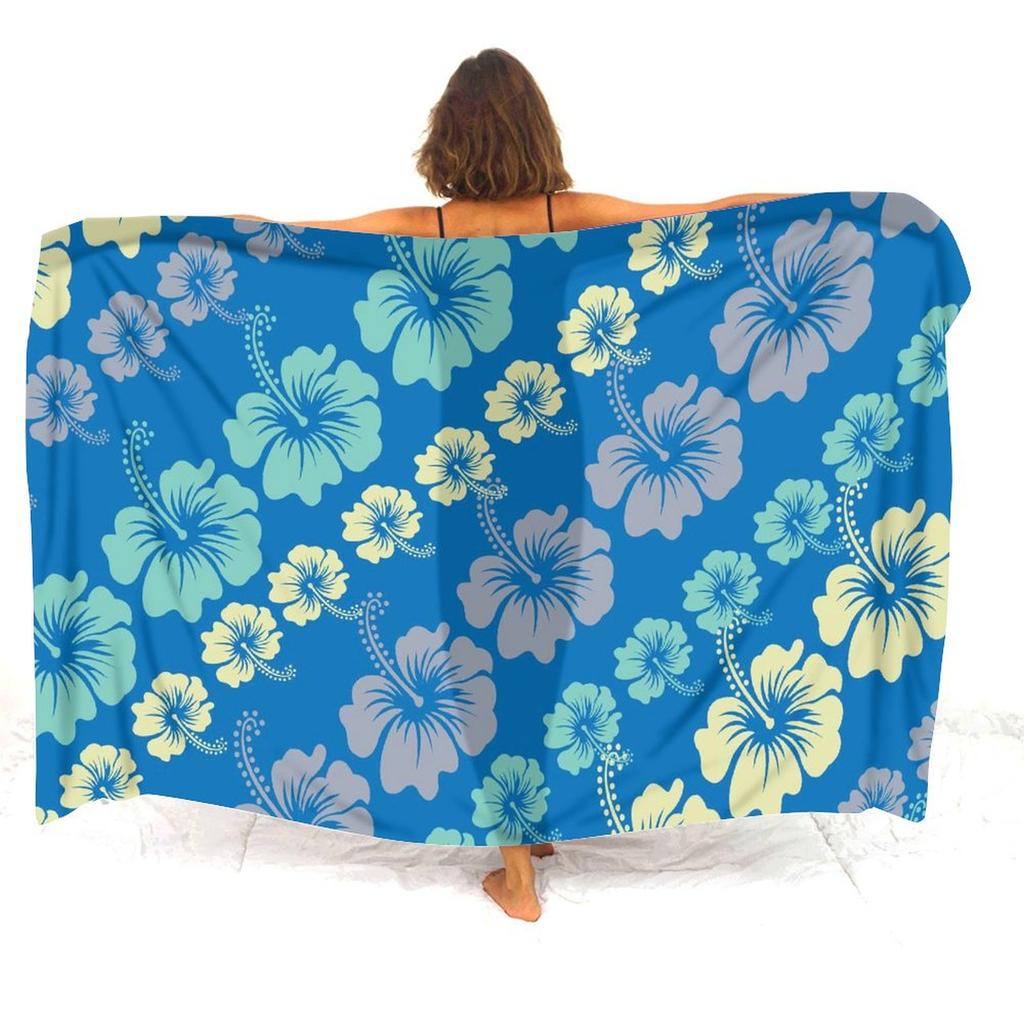 Resort Seaside Tourism Tribal Ethnic Style Women'S Sarong Polynesian Print Custom Seaside Beach Dress