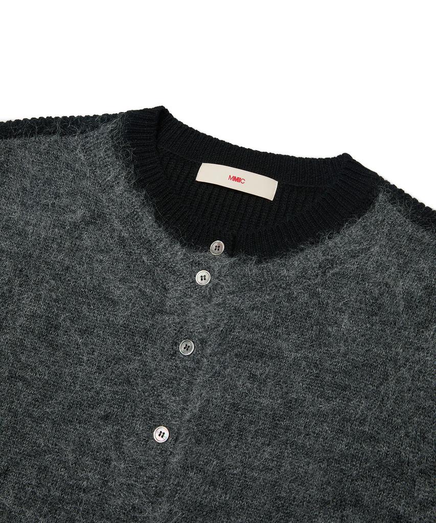 MMIC Overlap Cardigan (Black)