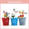 Japanese Style Dog Resin Letter Cup With Multipurpose Garden And Decor Use