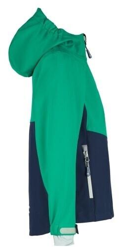 Куртка Trollkids Kristiansand softshell jacket синий зеленый оранжевый