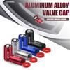 4pcs Brushed Metal Car Wheel Tire Valve Stem Air Cap Cover Auto Accessories For Skoda Rapid Fabia Kamiq Octavia A7 A5 A4 Superb  VR6