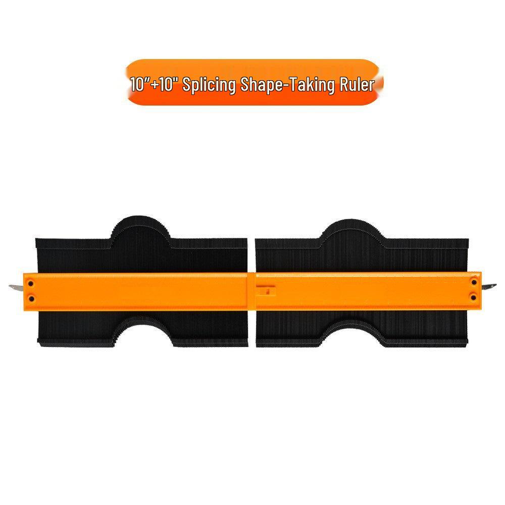 Блокируемый контурный шаблон: Неправильная дуговая линейка для деревообработки и измерений