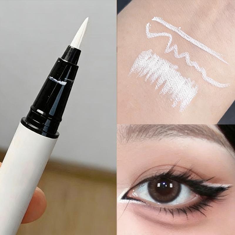 Матовый белый жидкий лайнер-ручка Карандаш для нижнего века Осветление уголков глаз Ультратонкий Стойкий пигмент Тени для век для косплея