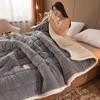 Коралловое флисовое осенне-зимнее теплое одеяло для кровати, 3-слойное утолщенное фланелевое одеяло, мягкое удобное теплое одеяло, можно стирать