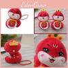 Adorable Red Plush Snake Year Zodiac Toy Soft Pp Cotton Stuffed Animal Gift