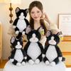 Межгосударственная Плюшевая Игрушка Кошка: Милый рисунок, Плюшевый мех, Сидячая поза, Текстильная кукла-подушка, Подарок для детей