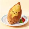 Soft Sweet Potato Keychain Cartoon Plush Doll Key Ring Roasted Sweet Potato Pendant  Festival Gifts