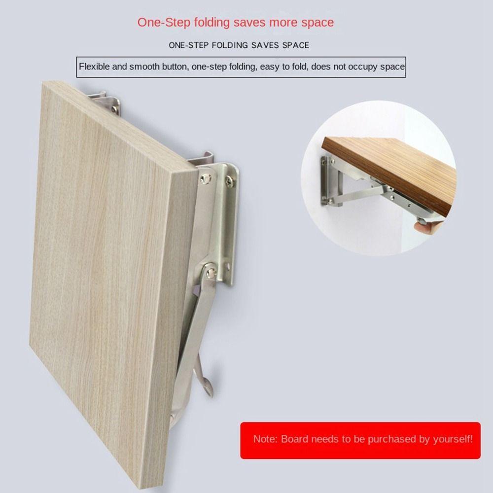 Экономия места Складная полка Кронштейн для настенного крепления из нержавеющей стали Полка для настенного крепления Мебель