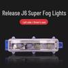 Светодиодная фара в сборе с ДХО для FAW Jiefang J6/J6P/J6M - Модифицированная, с двойной линзой