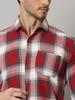Bigreams Мужская фланелевая рубашка в клетку из 100% хлопка, окрашенная в пряжу, для рубашки с длинным рукавом