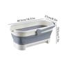 Large Capacity Folding Mop Bucket Multifunctional Collapsible Bucket Portable Car Wash Fishing Camping Cleaning Household Items