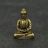 1 шт. Мини Изысканная Труба из Чистой Меди Домашний Сакиямуни Украшение для Автомобиля Бронзовая Статуэтка Будды Украшения для Дома и Офиса