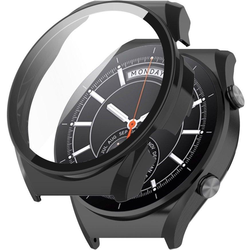 Case + Glass 2 in 1 for Xiaomi Watch S1, Black