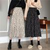 2025 Floral A-Line Petite Mid-Length Skirt for Women - Elegant Spring/Autumn Style