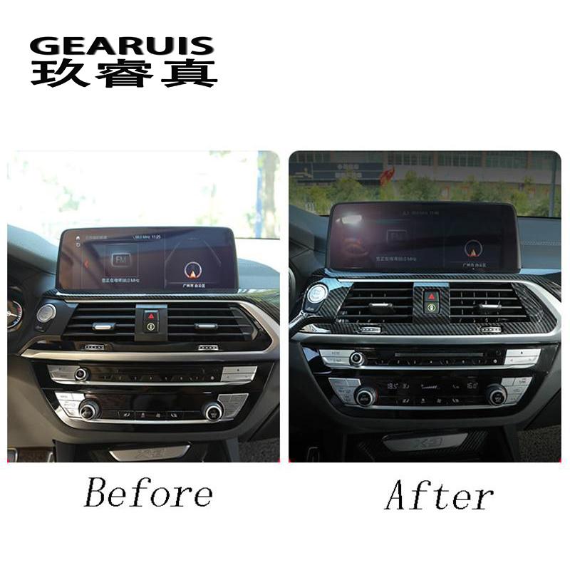 Стайлинг автомобиля для BMW X3 G01 2018 предупреждающий знак кондиционер вентиляционное отверстие крышка наклейки углеродное волокно декоративные авто