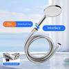 1.5m/2m Shower Head Pipe Shower Hose Bath Hose Garden Hose Stainless Steel Flexible Pipe Plumbing for Bathroom Accessories Tool