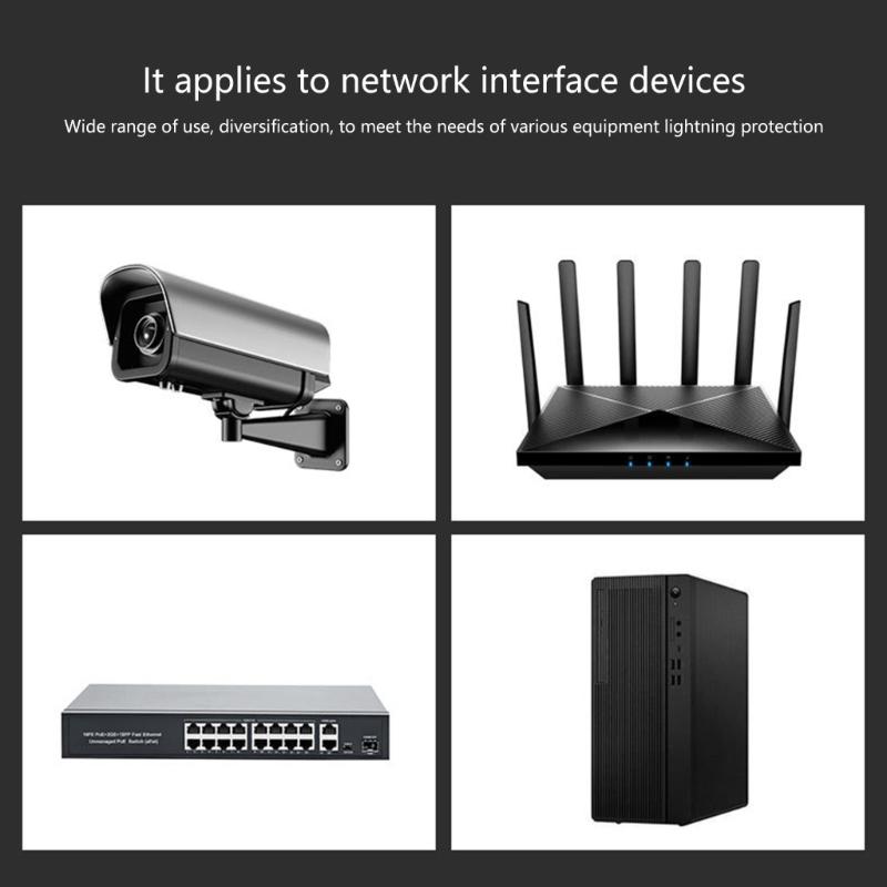 Ethernet Защита от перенапряжения POE Сетевой разрядник Сетевой подавитель перенапряжения Быстрое реагирование и высокая пропускная способность по перенапряжению