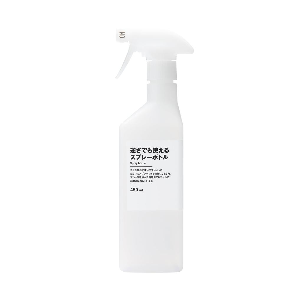 MUJI Распылитель, который можно использовать вверх ногами 450 мл MAI28A2A вниз,