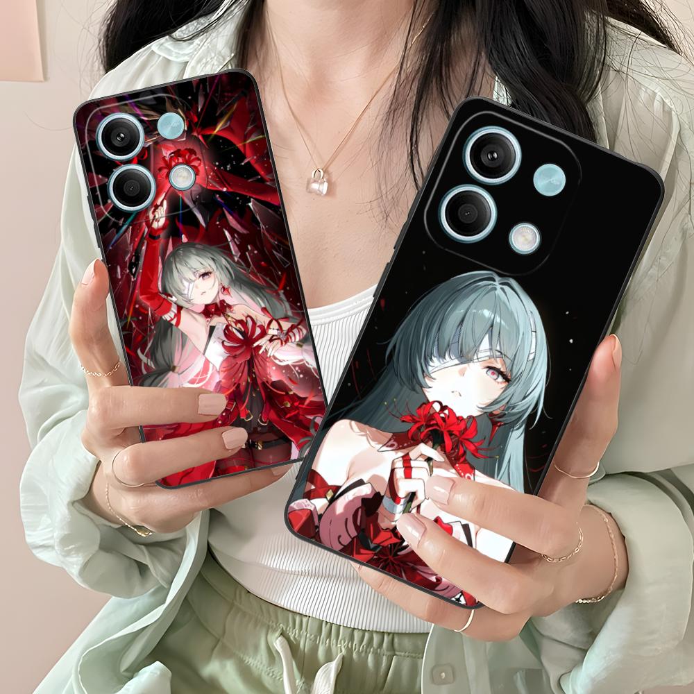 Чехол для телефона Wuthering Waves Phrolova для Xiaomi Redmi 15 14 13 12 A5 3 2 1 C Plus 4G 5G Цветная печать Красивый Роскошный