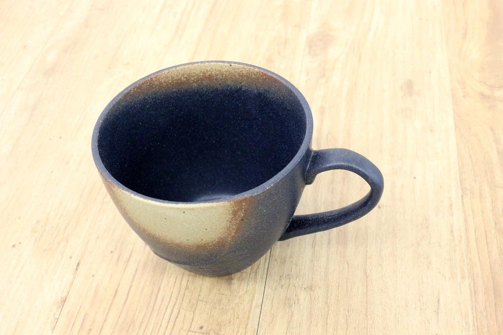 Castle Enterprise Mino Ware Japanese Cafe Series Stone Pattern Mugs, Iga Bizen-buki, Set of 10