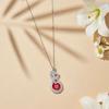 Barbie necklace "Original Design" Infinite Love Red Temperament Niche Versatile Ins Style High-Looking Romantic Heart-beating Gift Box ZJYXL-HJ-204