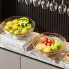 Fruit Plate Living Room Household High-Value Coffee Table Fruit Plate Light Luxury High-End Drain Tray Dried Fruit Plate