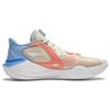 Баскетбольные кроссовки Li Ning Storm 8 Low с удобной посадкой, устойчивой поддержкой, нескользящие, износостойкие, низкие, мужские, белые, оранжевые, синие ABFU025-4