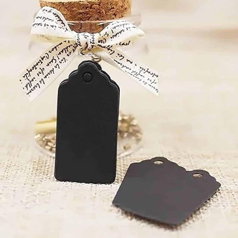 100pcs Kraft Paper Tags with Strings Handmade with Love Hang Tags Garment Tags for Candy/Gift/Cookies Display Packing Label Card