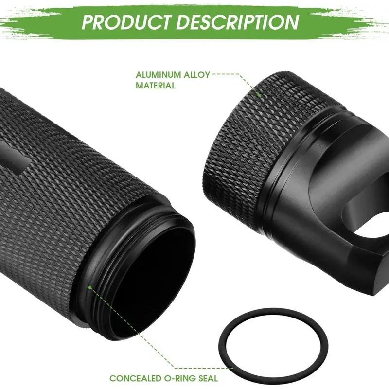 Waterproof Aluminum Pill Case Airtight Portable Capsule Bottle EDC Travel Pill Holder With Hanging Loop 4