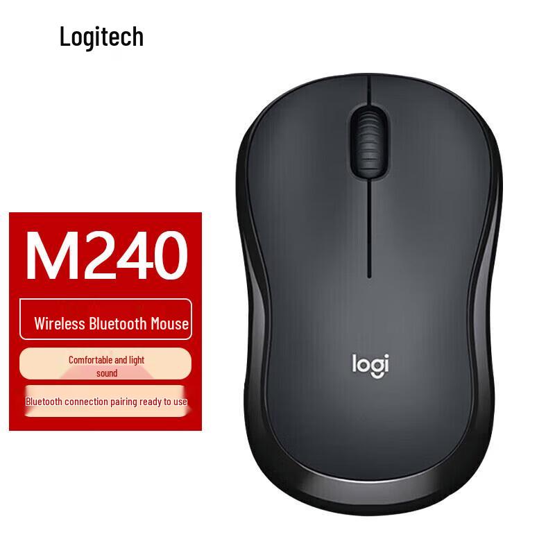 Беспроводная Bluetooth-мышь Logitech M240 с бесшумным нажатием