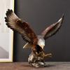 Resin Animal Sculpture Modern Miniatures Figurine Desktop Ornament Eagle Statue Office