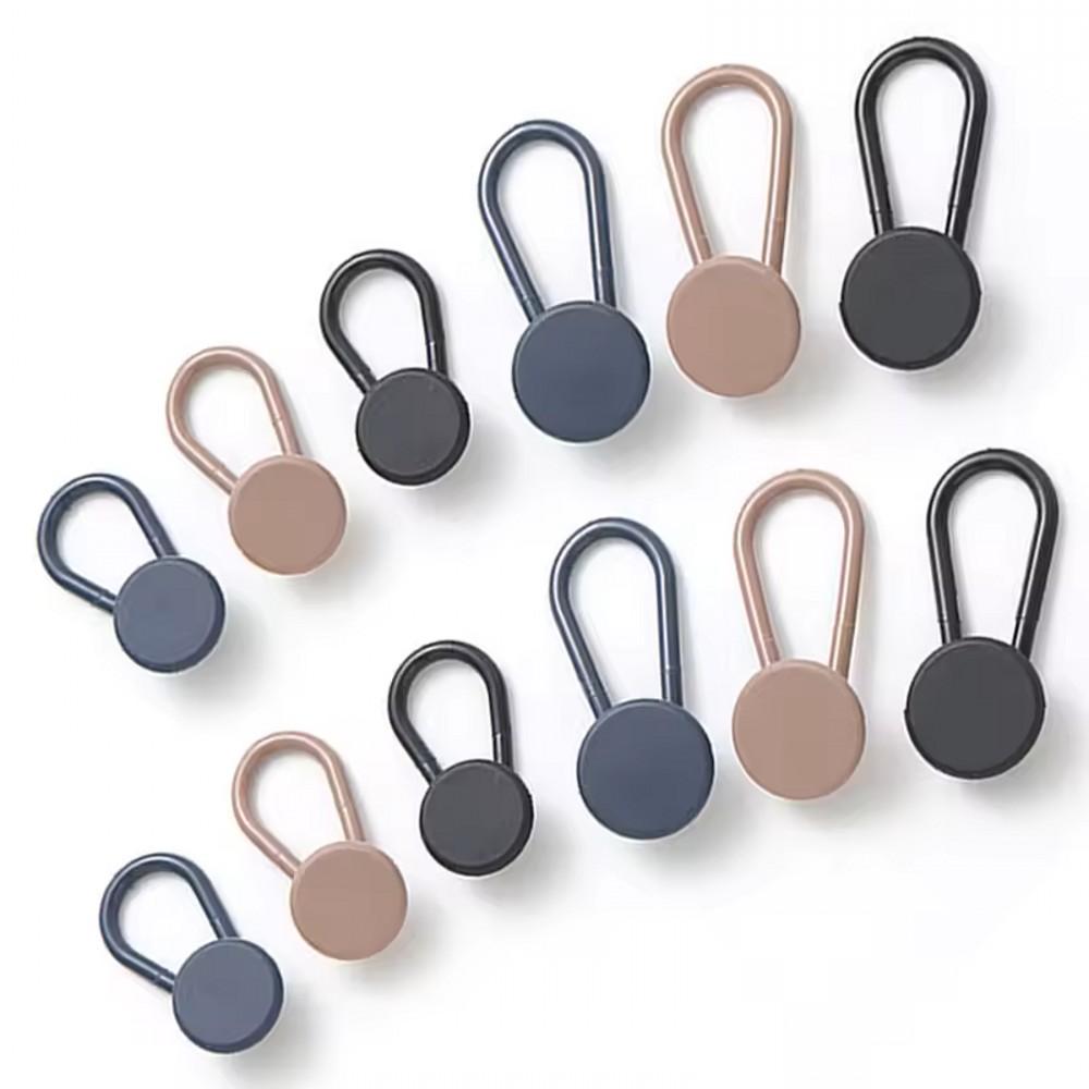 Easy-Adjust 12pcs Button Extenders For Jeans Pants Waist Button Extender For Pant Waistband Expander Pants Waist Extension