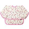 Pli? Infant's NEW Waterproof Long-sleeved Bib, 53 Pink Beetle, 1 Pc.