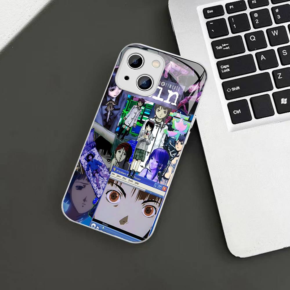 Сериальные Эксперименты Лейн Аниме Закаленное Стекло Для Iphone 14 13 12 11 Pro Mini XS MAX 14Plus X XS XR Чехлы