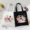 Animation Print Canvas Shoulder Eco Bag Cute Shopping Bag