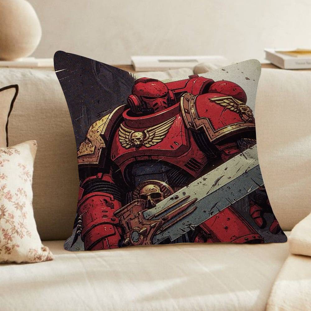 Hot Anime WWarhammerS Pillow Cushion Cover Pillowcase Living Room Sofa Home Decor Customized