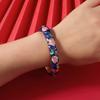 Beijing Traditional Copper Tire Cloisonne Bracelet Medium Retro Palace Hollow Enamel Bracelet High-end Accessories Women