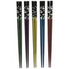 Tanaka Hashiten [Wakasa Lacquer Chopsticks] Silver Cherry Blossom Design 5P