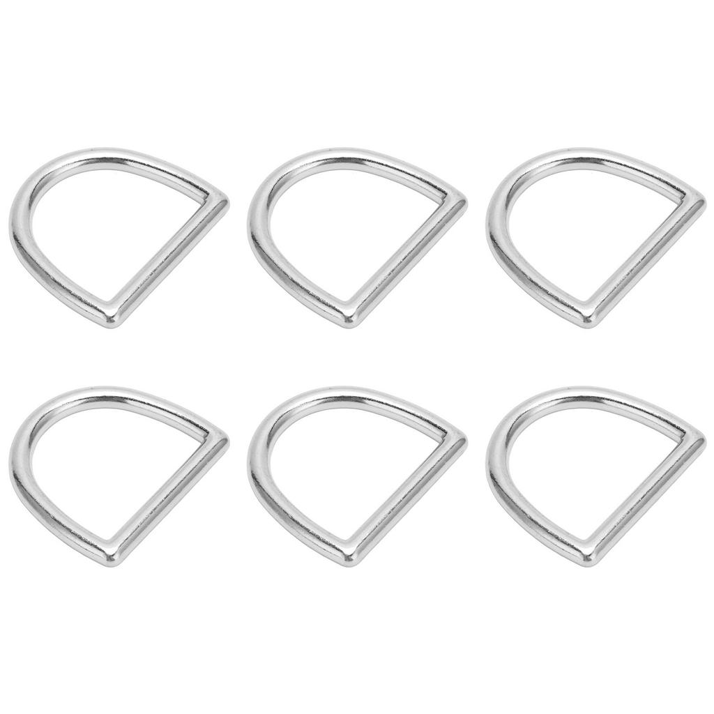 120 шт. D-образных колец, многоцелевых, из цинкового сплава, самодельных, полукруглых, D-образных колец, пряжки для брелока, сумки, ремня