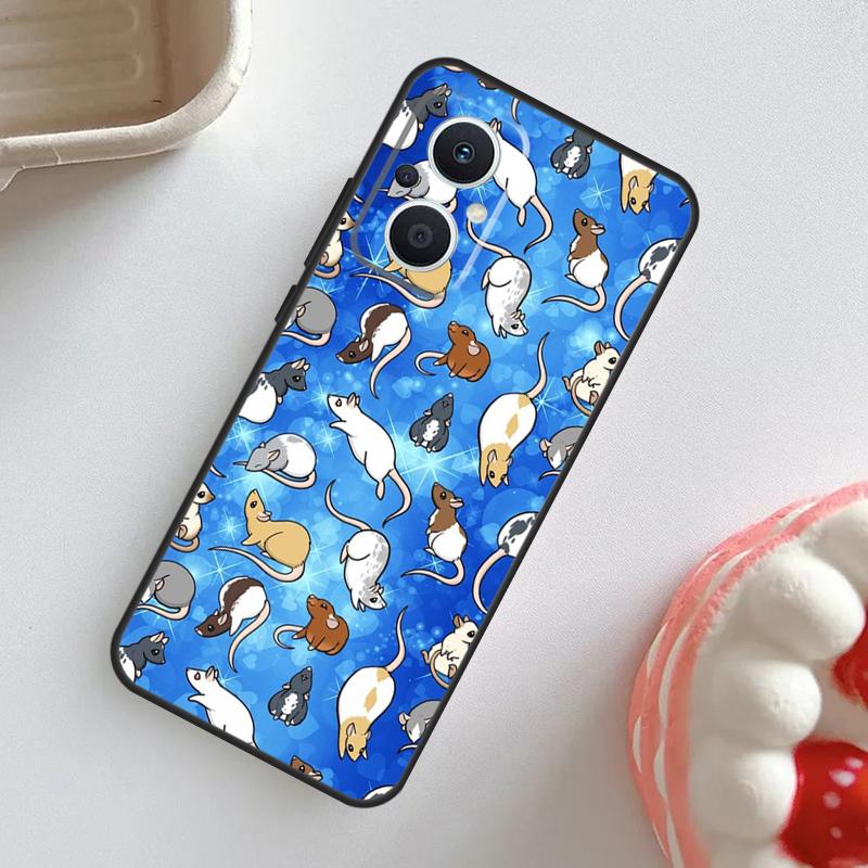 Чехол с рисунком мыши и крысы для OPPO Reno 10 Pro 11F 4Z 5Z 8T 4 5 6 7 8 Lite OPPO Find X2 X3 Neo X5 X6 Pro