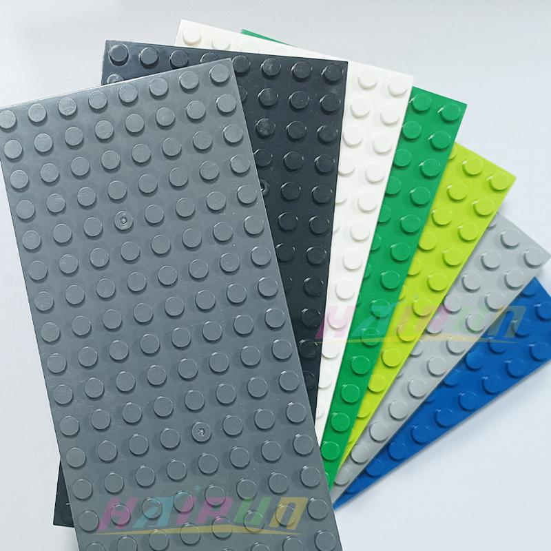 5 шт. 8x16 точек Двусторонняя Базовая Пластина Строительные Блоки Мелкие Детали Тонкая Пластина Кирпичики DIY Творческие Развивающие Образовательные Игрушки