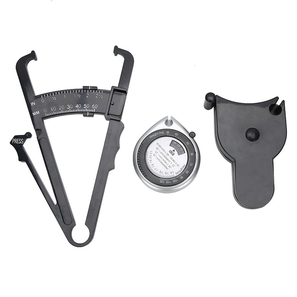 Тестер жира в организме, выдвижная измерительная лента для талии, измерительный инструмент для измерения индекса массы тела, калипер для измерения потери веса