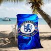 Beach Towel with Chelsea FC logo Pattern - soft,absorbent,machine washable Lightweight&Modern,swimming,Travel Essentials
